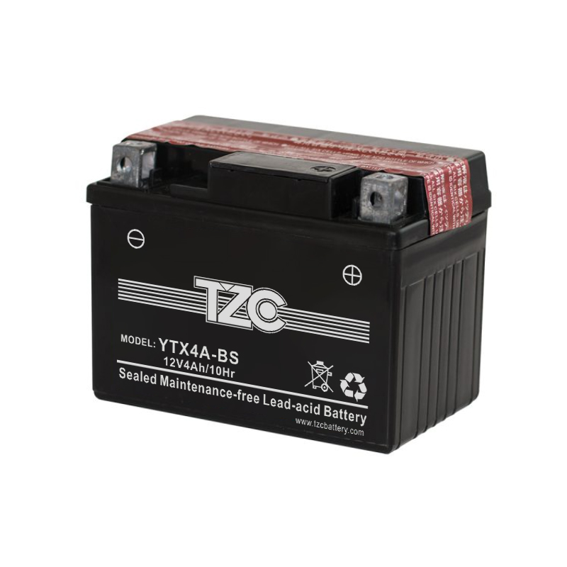 YTX4L-BS Dry Charged Motorcycle Battery Dry Charged