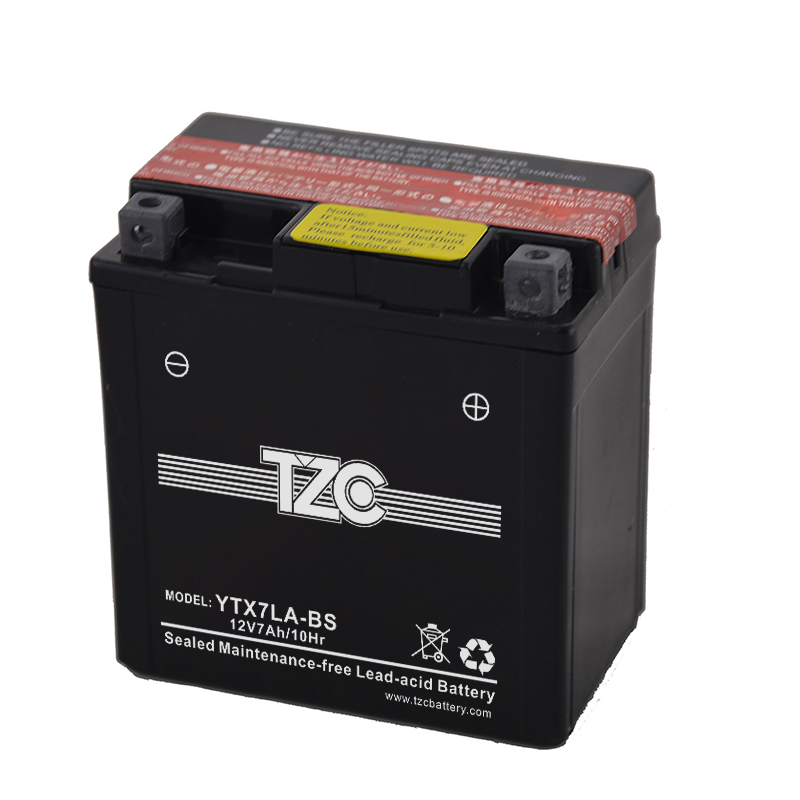 YTX7L-BS Dry Charged Motorcycle Battery 